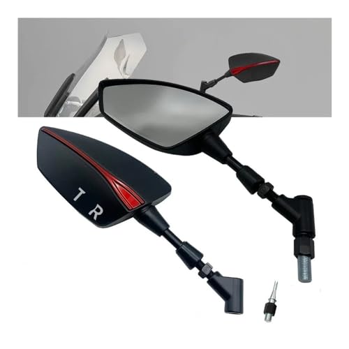 Retrovisores laterales TDR125 TDR240 TDR250 con acabado premium 2