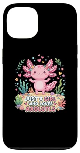 Axolotl Kawaii Just A Girl Who Loves Axolotls �X�}�z�P�[�X iPhone 13 �p