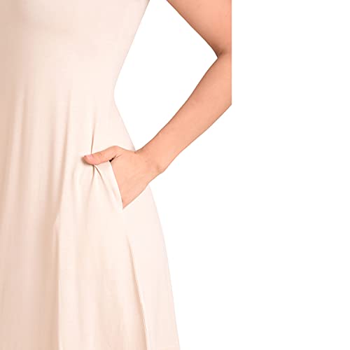 Image of Miss Lavish London Women's Relaxed Fit T Shirt Dress with Pockets Short Sleeve Summer Vacation Dresses