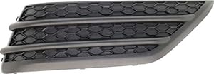Garage-Pro Bumper Grille Compatible with 2016-2018 Honda Pilot Outer Textured Black Passenger Side
