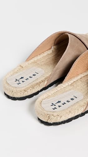 manebi Men's Crossed Band Espadrille Sandals3