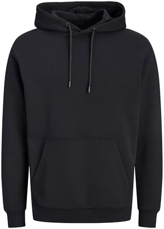 JACK & JONES Male Kapuzenpullover Einfarbig Kapuzenpullover | Hoodie