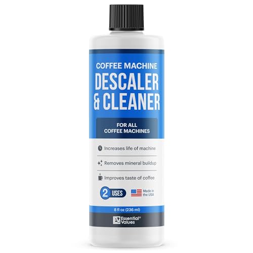 Comparison: Best Descaler For Breville Espresso Machine 11 Essential Values Descaling Solution – Coffee Maker Cleaner for Nespresso, Keurig, Breville & More – Works on All Machines & Espresso Makers – Made in USA