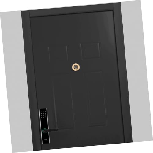 Mirilla para puerta Homoyoyo de latón con cubierta de privacidad resistente para puertas gruesas, lente óptico gran angular para mayor seguridad, fácil de instalar en casa, oficina y hotel miniatura 7
