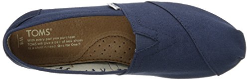 Toms Women's Slip-On Oxford Flat, Blue, 12 #TOP4