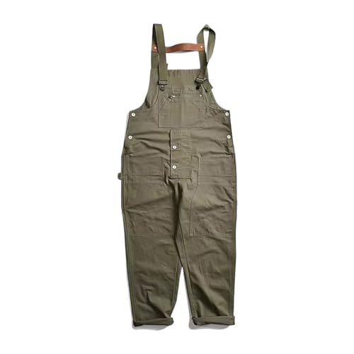Salopette multi-poches homme WOLONG pantalon cargo ample rétro