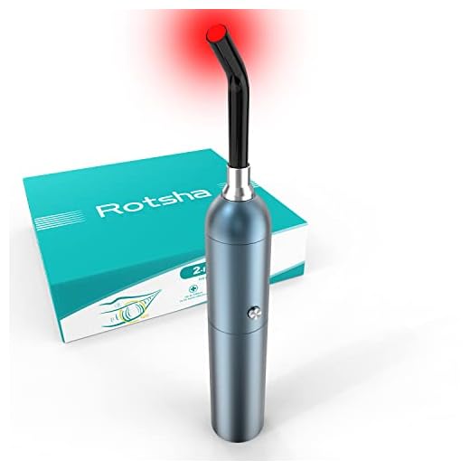 Rotsha Infrared Red Light Therapy Device - Cold Sore Canker Sore Fever Blister Treatment Healing Pain Relief for Lips Mouth Nose Ear Knee Feet Hands Joint Muscle Nerve Dogs, Health Care