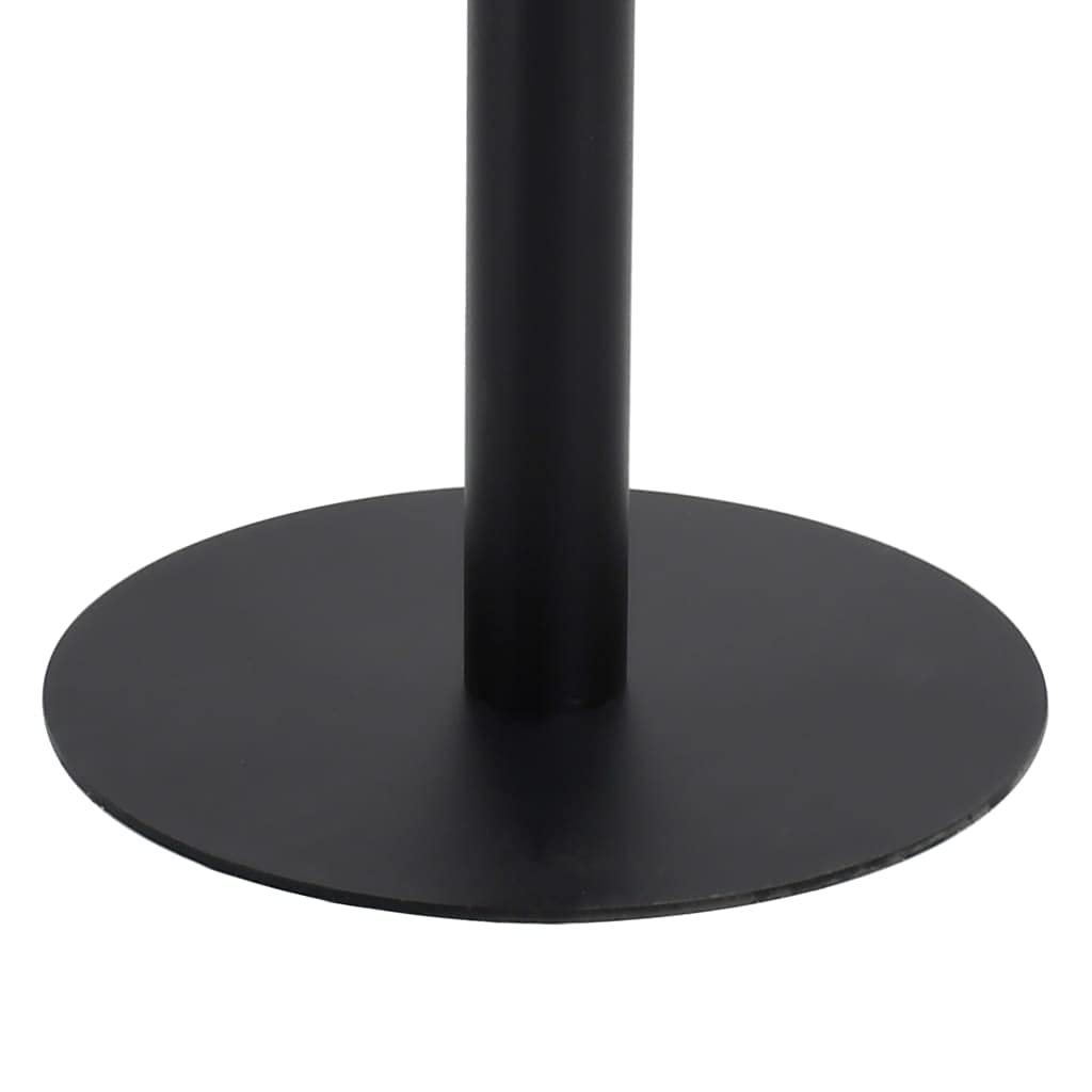 vidaXL Mesa de Jardín Bistró Mueble de Comedor Bar Barra Cafetería Restaurante Exterior Terraza con Tabla Rectangular MDF Marrón Oscuro 80x80cm
