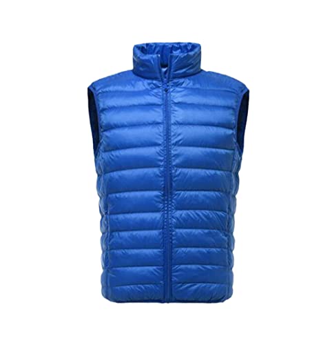 Gilet en duvet léger pour homme en grande taille veste sans manche zippée M