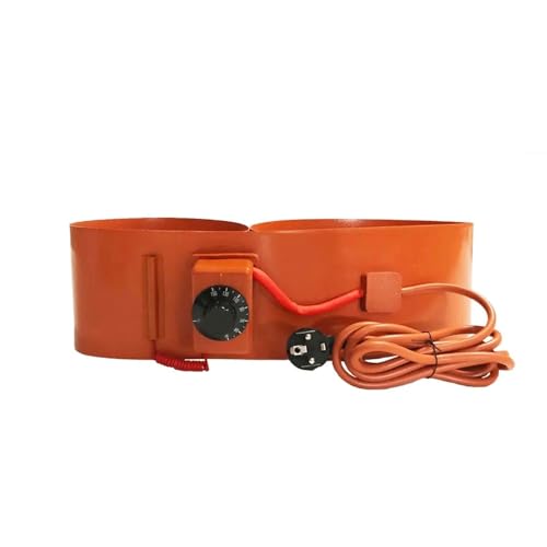 MDYHY Metal Drum Heater, Electric Silicone Heating Pad with Thermostat,Resilient Silicone Heater Pad for Valves, Instruments, Tanks(Knob,200L 1250 * 1740 1000W) Practical