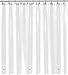 My Stunning Abode PEVA Shower Curtain Liner with 6 Bottom Magnets and Reinforced Grommets - Clear