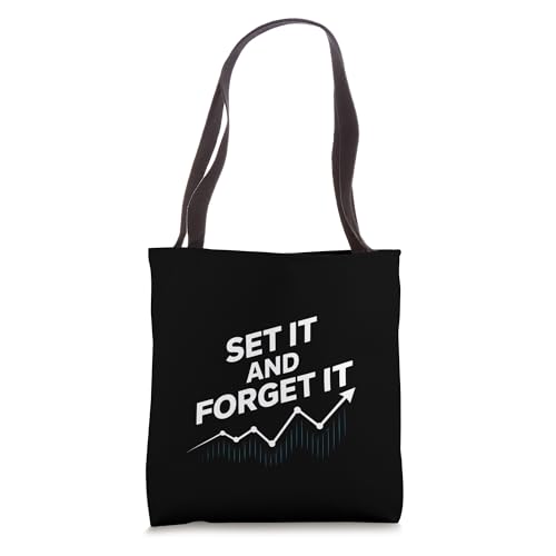 Business Quotes Tote Bag with Uptrend Chart