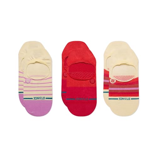 Stance Fulfilled Socks [3 Pack] (Small, Pink)