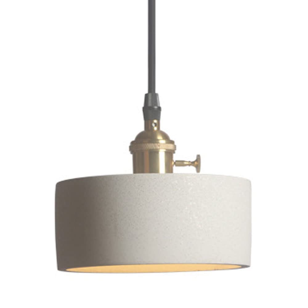 Lustre industriel créatif en ciment luminaire suspendu de luxe blanc E27