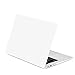 TOP CASE - Rubberized Hard Case Cover Compatible with Apple MacBook Air 13" (A1369 and A1466) - Not Compatible 2018 Version A1932 MacBook Air 13" Retina Display - Satin White