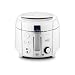 Produktbild De'Longhi RotoFry F38436.W Roto-Fritteuse, 1,2 kg Fassungsvermögen, Easy Clean System, Antihaftbeschichtung, herausnehmbarer Frittierbehälter, Ölablauffunktion, 1800 Watt, Weiß