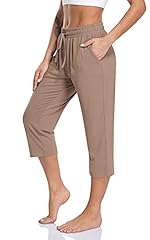 Brown Tan Capris