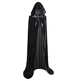 👻【Tejido suave】La capa con capucha de Halloween está hecha de tela de alta calidad, cómoda y gruesa, opaca cuando se ve a la luz, muy bonita y ligera.