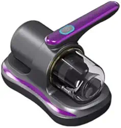 Aspirador de Pó Portátil para Colchão com Luz UV, Sem Fio, para Ácaros, Cama, Sofá, Tapetes