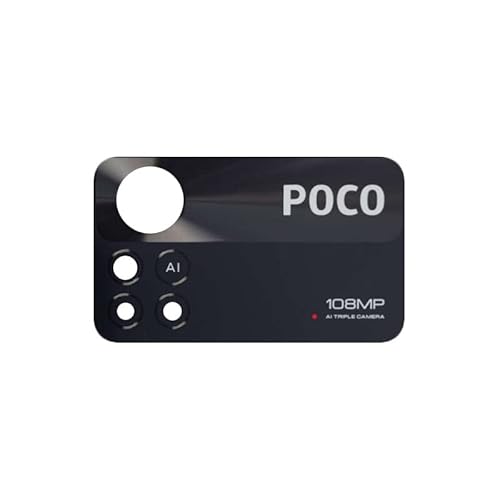 Piezas de Repuesto para Smartphone con Lente de Cristal de cámara Trasera para Xiaomi Poco M4 Pro 5G Cover