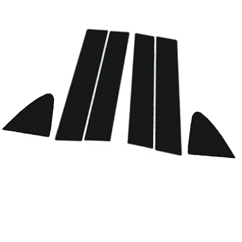 Postes de pilar para Chevrolet Silverado 2019-2022, pegatinas protectoras de ventana negra