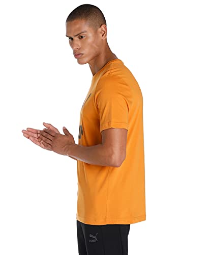 Image of Puma Men Cotton Regular Fit T-Shirt