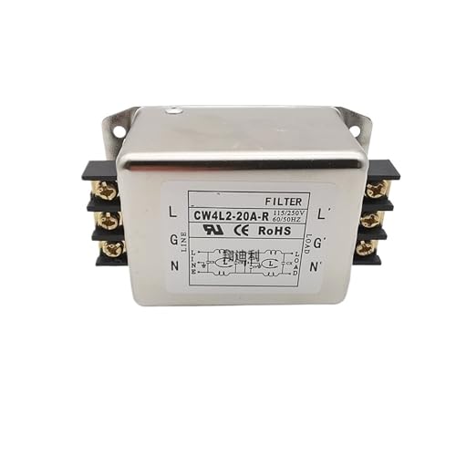 Filtro de alimentacion monofasico CW4L2-20A-R con bloque de terminales de tornillo