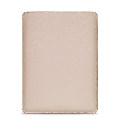 Image of Comfyable Laptop Sleeve 13 Inch Precisely Compatible with MacBook Pro M2 2022 M1 2020-2016 & Mac Air M4 2025 A3240 M3 2024 M2 2022 M1 2020, Faux Leather Cover Case, Sand