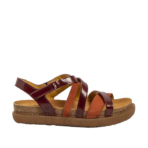 ART 1714 Rhodes, Sandali Bassi Donna, Bordeaux D Orange, 40 EU
