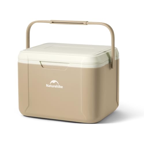 Naturehike 19 QT Hard Cooler, Mini Insulated Ice Chest Box, Portable Ice Retention Cooler for Beach Camping Picnic Fishing Barbecue