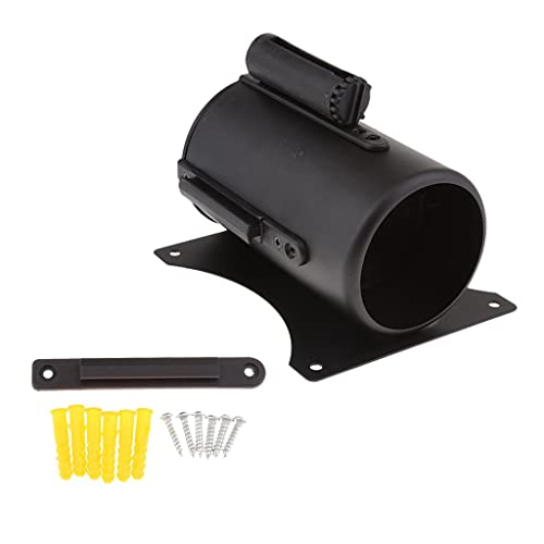 Sangle rétractable murale pour contrôle de foule barrière noire - 8