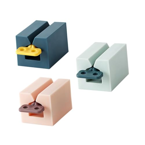 Ciieeo 3pcs Manual Toothpaste Squeezer Dispenser Pink Toothpaste Extruder for Home Use Random