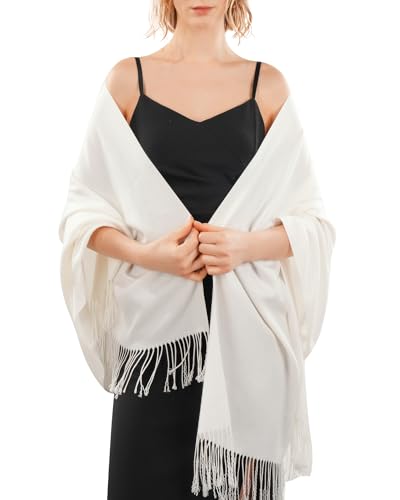 FURTALK Pashmina Shawl Wraps Cashmere Feel Blanket Scarves Fashion Scarf for Women Evening Wedding Bridesmaid Gifts3