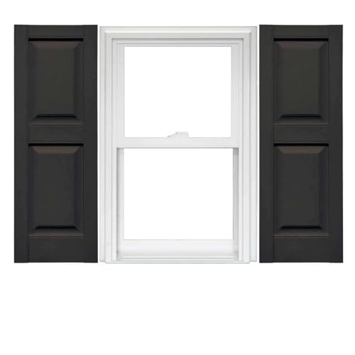 Mid America Vinyl Raised Panel Window Shutters