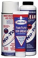 No Toil Biodegradable Oil Triple Pack - Filter Cleaner, Filter Oil & Rim Grease