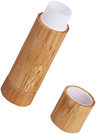 Amazon Lurrose 2pcs空の竹口紅チューブdiyリップクリームグロスパイプボトルケース Lurrose コスメ用詰替え容器 通販