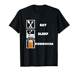 Comer, dormir, Kombucha Funny Probiótics Lover Fermentación Scoby Booch