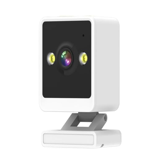 Videovigilancia, Cámara IP WiFi de 2 MP, Monitor de bebé inalámbrico con Seguimiento IA, cámara de vigilancia 1080P, minicámara de Seguridad CCTV for Interiores(2MP with 128G Card)
