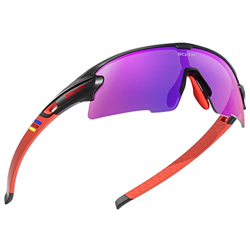 Lunettes cyclisme SCVCN anti éblouissement avec verres interchangeables contre le vent