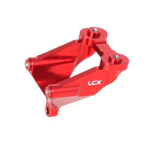 Support d'aile arrière rouge en aluminium CNC de haute précision pour LOSI Mini-B LCX Racing