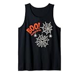 Boo I'm Stuck On You Spider Webs Halloween Camiseta sin Mangas