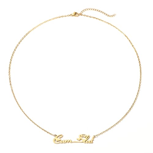 Cum Slut Necklace, Gold Plated or Silver Colored Stainless Steel CumSlut Necklace3