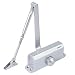 Produktbild PALMAT - Automatischer Einstellbarer Hydraulischer Türschließer - Komplett mit Montageplatte, Normalgestänge, Geeignet für alle Haus- und Wohnungstüren Türgewichte (40-65 Kg, Silber)