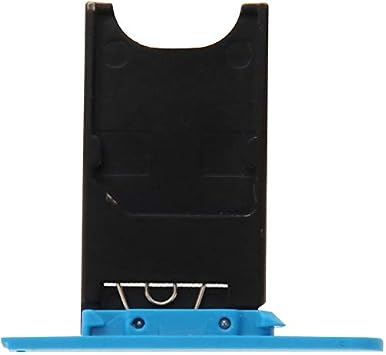 Mobile Accessory Replacement for Nokia Lumia 800 Black S&IM Card Tray, blue