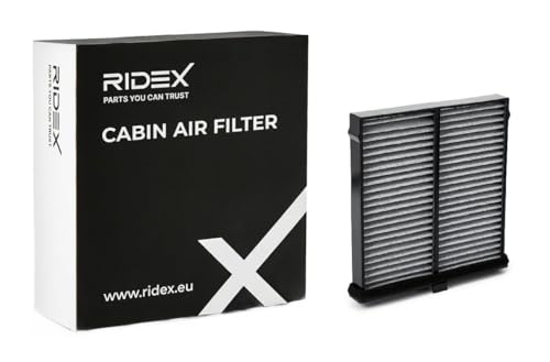 RIDEX Filtro de habitáculo 424I0750 Filtro partículas finas (PM 2.5) con efecto fungicida con efecto antialérgico Altura: 22 Ancho: 198 Longitud: 216 compatible con MAZDA CX-3 DK 2 Hatchback DL, DJ
