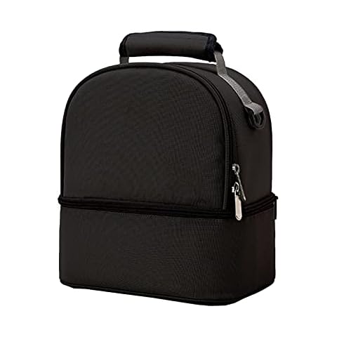 Yitengteng Double Layer Breastmilk Cooler Bag with Ice Pack,Breast Milk Cooler on The Go,breastmilk Cooler Bag Keep It Fresh (Black) Cover