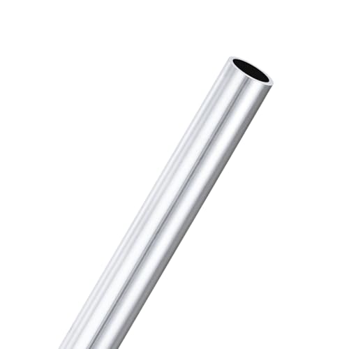 M METERXITY 1-Pack 400mm 6063 Aluminum Round Tube, 9mm ID 11mm OD Seamless Aluminum Tubing for Construction/Machining/DIY Crafting, Metal Straight Pipe [0.35x0.43x15.75IN]