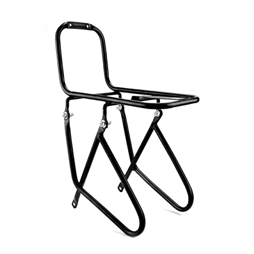 Soporte para bicicletas delantero de acero para llevar equipaje de forma segura