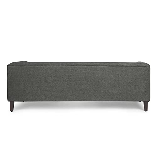 Image of Wakefit Sofa Set | 3 Year Warranty | 3 Seater Sofa for Living Room, Wooden Sofa Set, Couch Sofa for Living Room - Miami(Tahoe : Ash Grey)