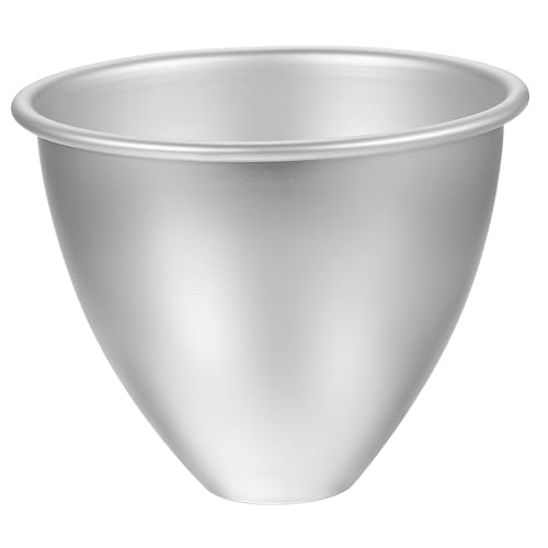 QUARKZMAN 5 Inch Round Aluminum Doll Cake Pan, Moule À Gâteau Princesse En Métal Antiadhésif Pour Cuisine À La Maison Dessert DIY Argenté